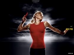 Nike Pro advertisement featuring Carola Bott.