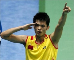 Lin Dan at the Olympics.
