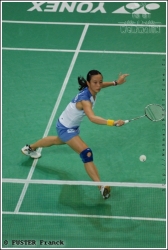 Pi Hongyan at the Super Series Paris.